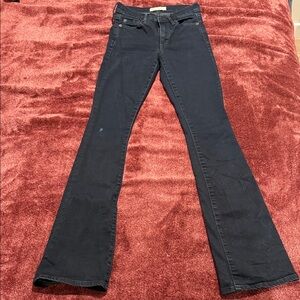 GAP Women's dark blue Flare Jeans
